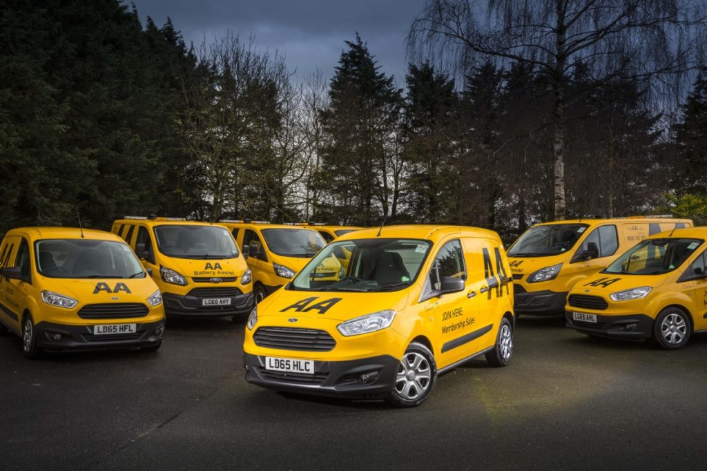 HUNDREDS OF NEW FORD TRANSITS ORDERED TO ASSIST AA MEMBERS