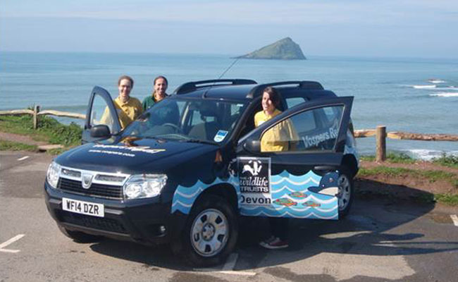 The Dacia Duster Joins the team at the Devon Wildlife Trust