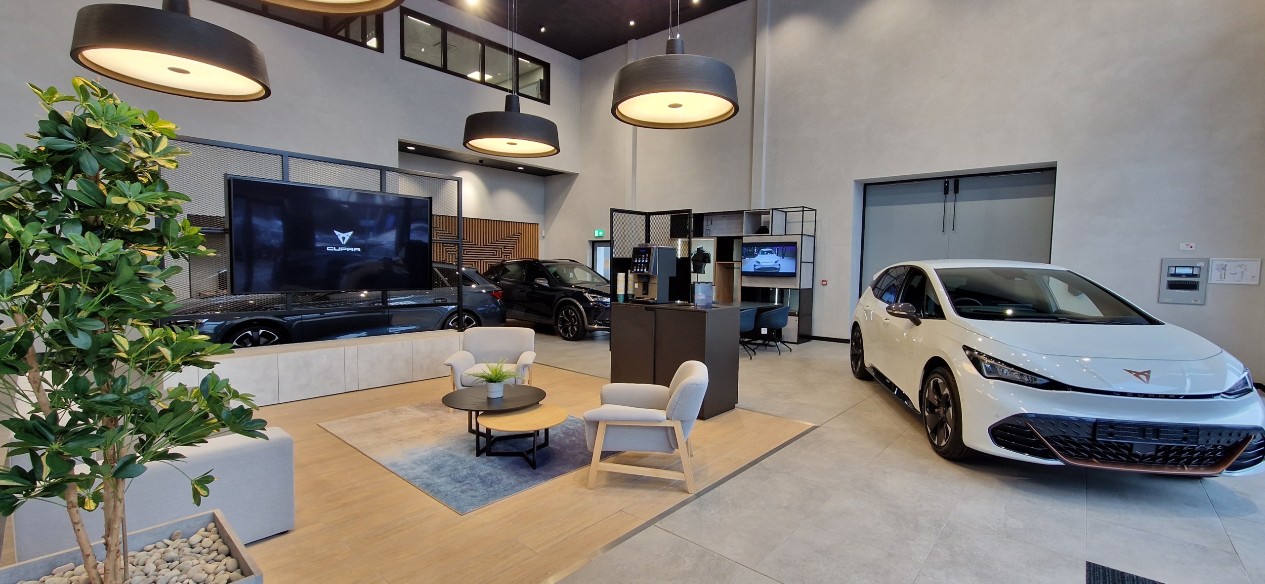 The new CUPRa showroom in Exeter