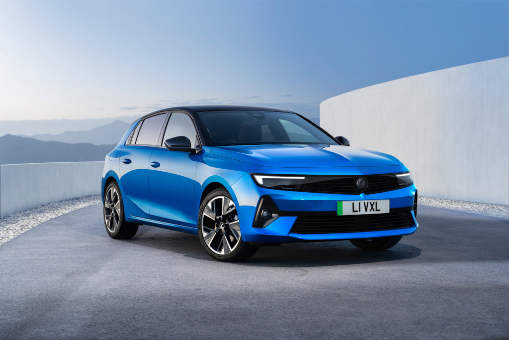 The Vauxhall Astra Electric.