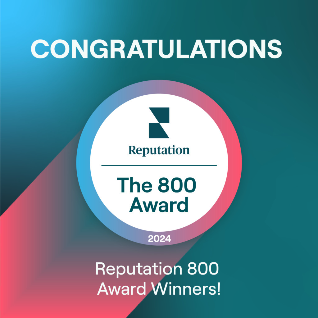 Vospers Reputation 800 Award