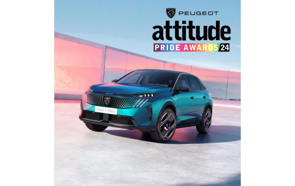 PEUGEOT partnership with Attitude Magazine.